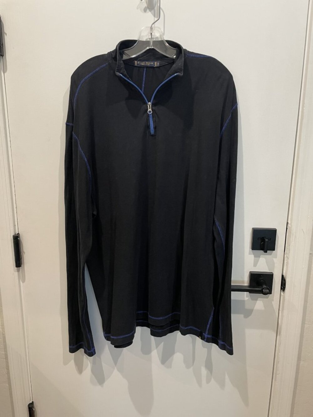 Agave Denim Quarter Zip Pullover Shirt or Tee - Size XL - Retail $112